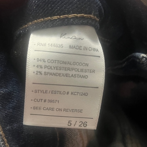 KanCan Deep Indigo Wide-Leg Jeans Women’s Size 26 - Picture 9 of 9